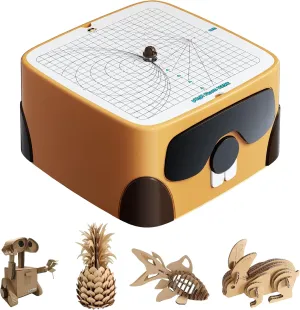 Cardboard Cutter for Kids, Safe DIY Cardboard Construction Tool Kit, Educational Craft Toy for 4  Boys and Girls, for Creativity Projects 3D Models