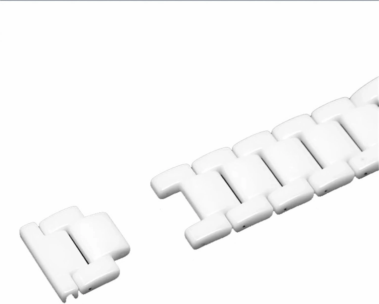 Ceramic Watch Strap Universal Replacement Watch Bands 18mm 20mm 22mm Quick Release Stainless Steel Watch Band