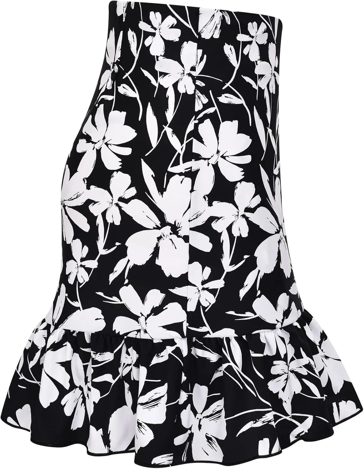 ChinFun Women's Ruffle Sarongs Beach Wrap Cover Up Swimwear Bikini Bottoms High Waisted Tankini Swim Skirts Swimdress