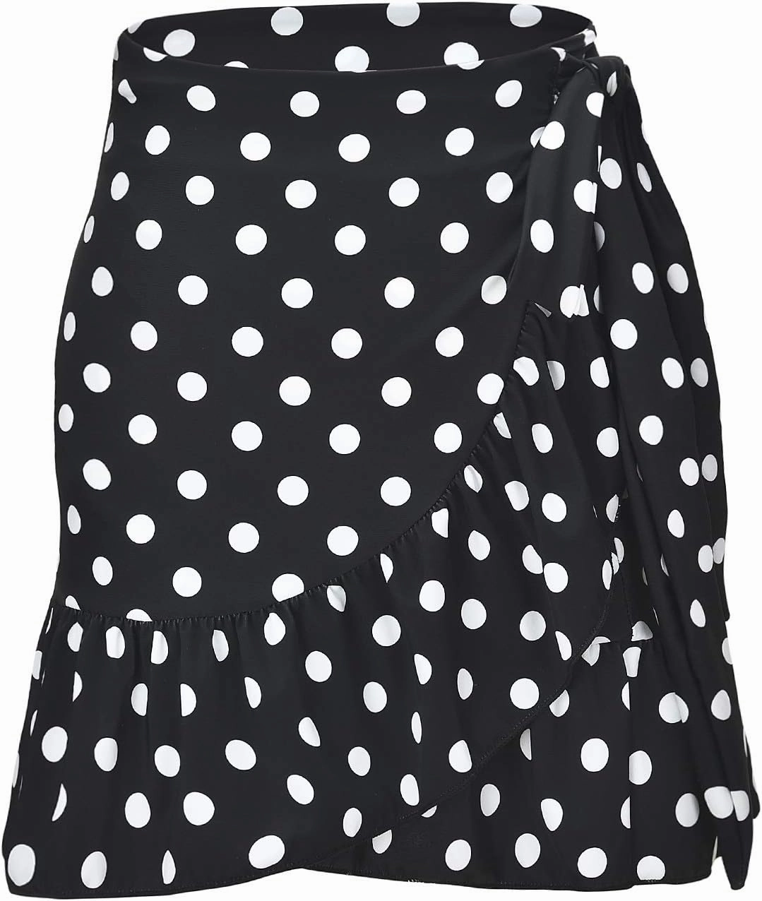 ChinFun Women's Ruffle Sarongs Beach Wrap Cover Up Swimwear Bikini Bottoms High Waisted Tankini Swim Skirts Swimdress