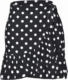 ChinFun Women's Ruffle Sarongs Beach Wrap Cover Up Swimwear Bikini Bottoms High Waisted Tankini Swim Skirts Swimdress
