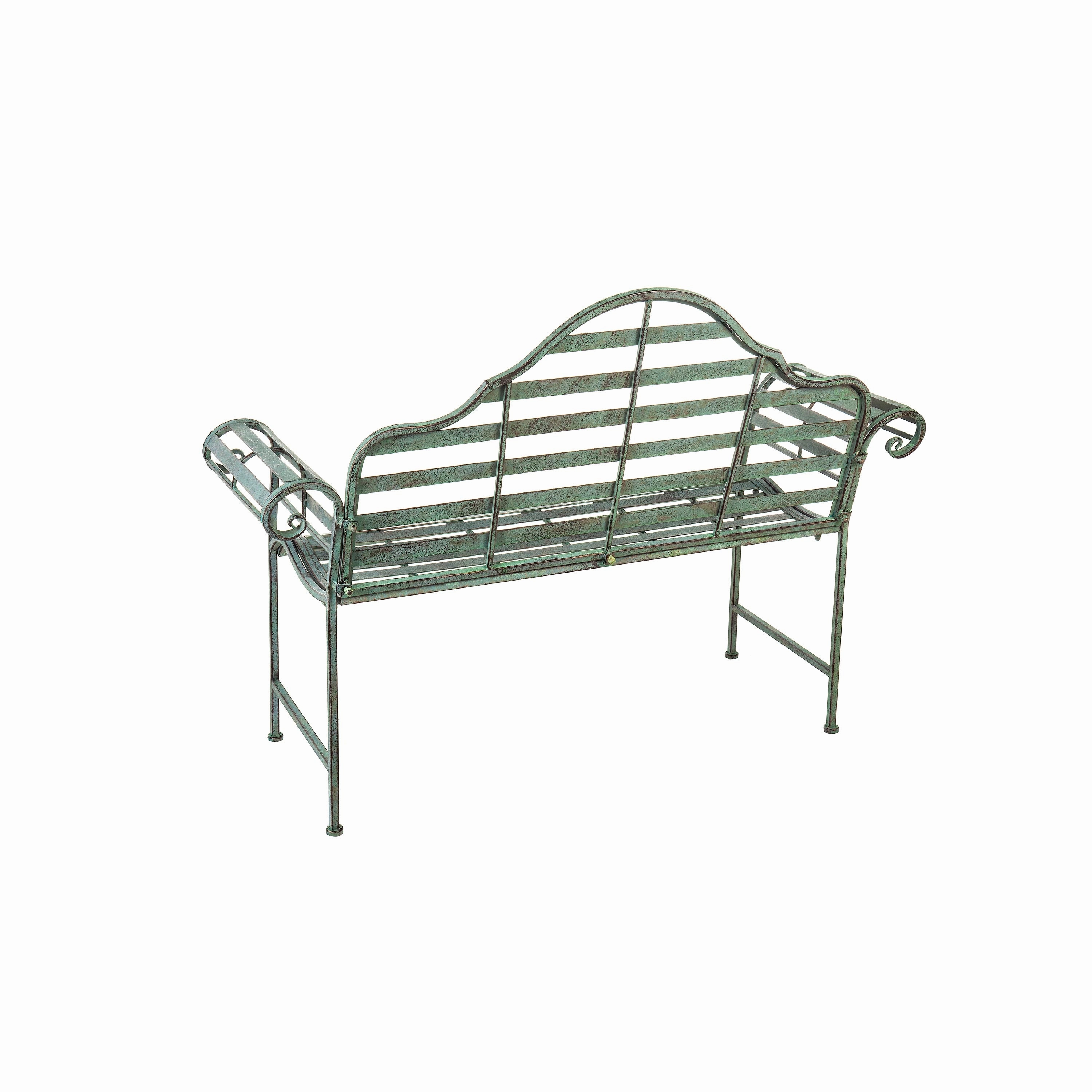 Chippendale Style Metal Bench
