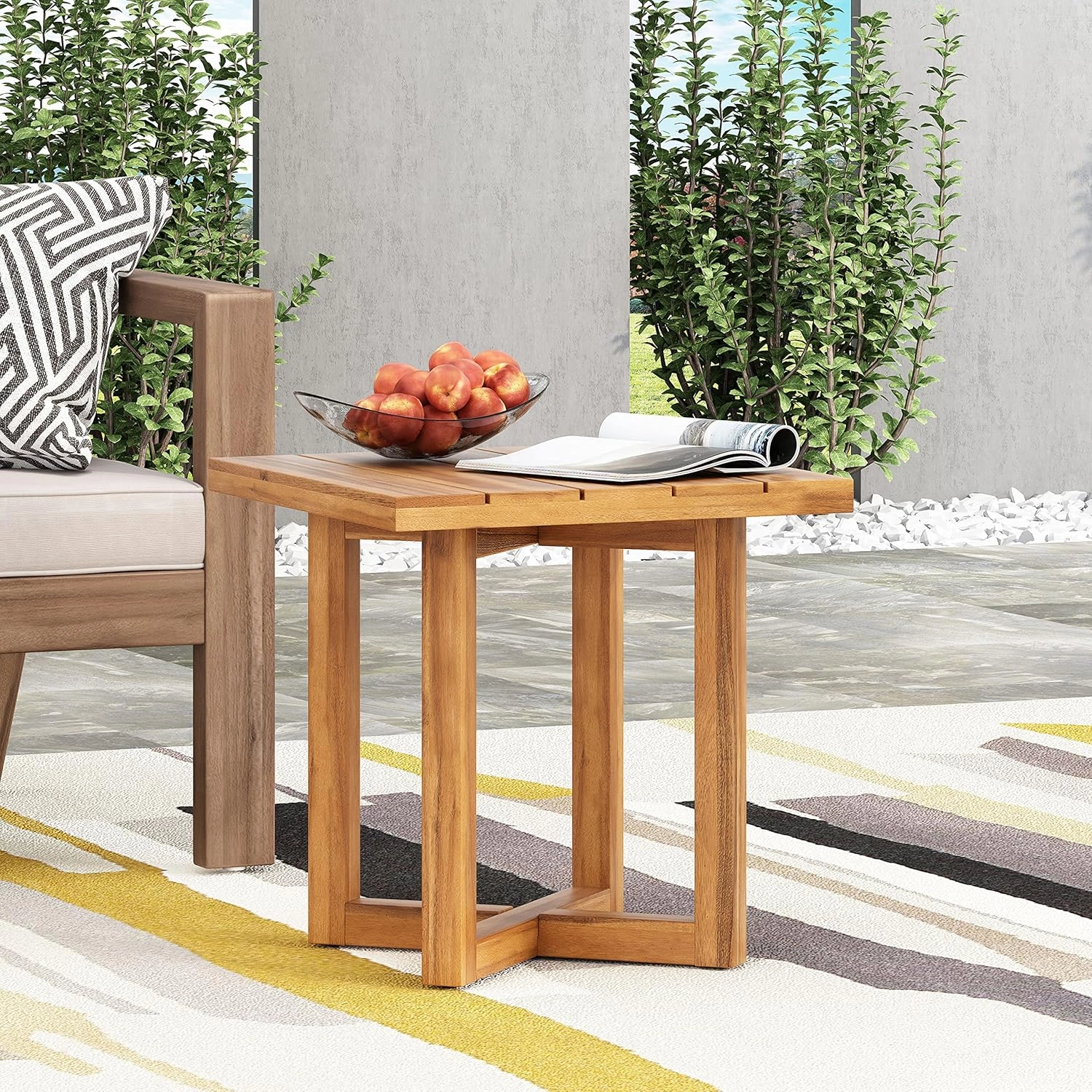 Christopher Knight Home 317111 Hamel End Table, Teak