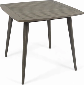 Christopher Knight Home Caleb Indoor Square Acacia Wood Dining Table, Gray, Finish