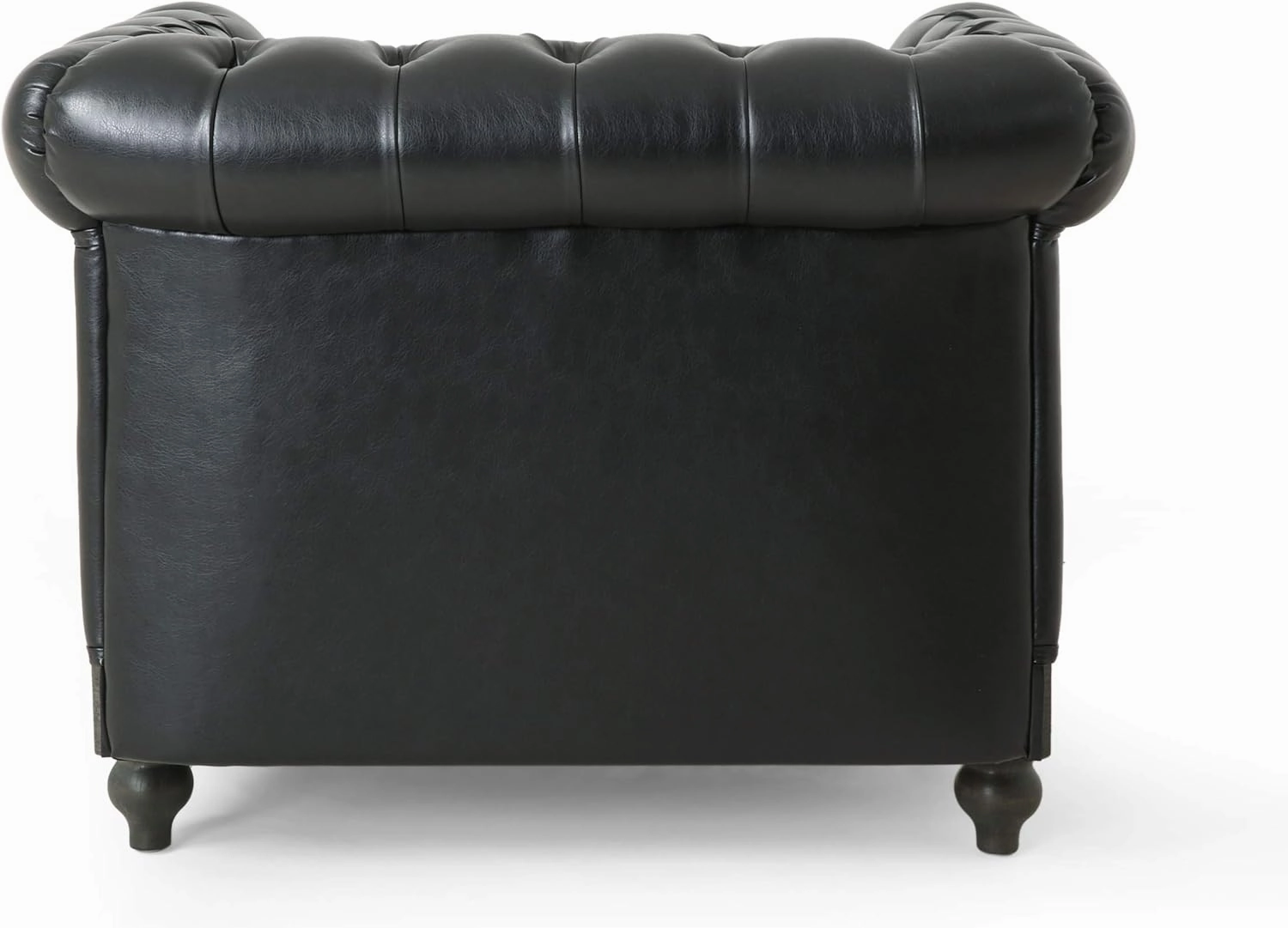 Christopher Knight Home Castalia Club Chair, Pine, Midnight Black   Dark Brown