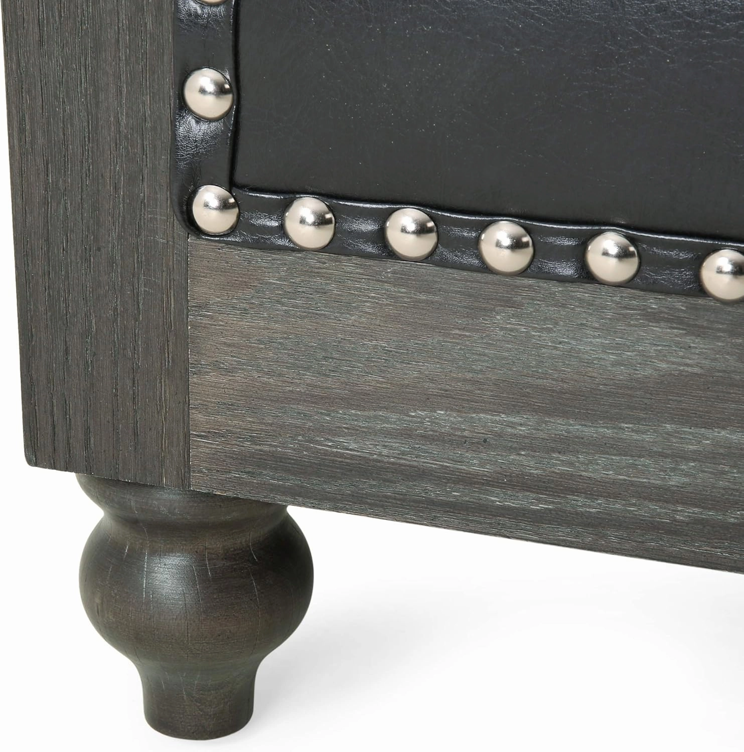 Christopher Knight Home Castalia Club Chair, Pine, Midnight Black   Dark Brown