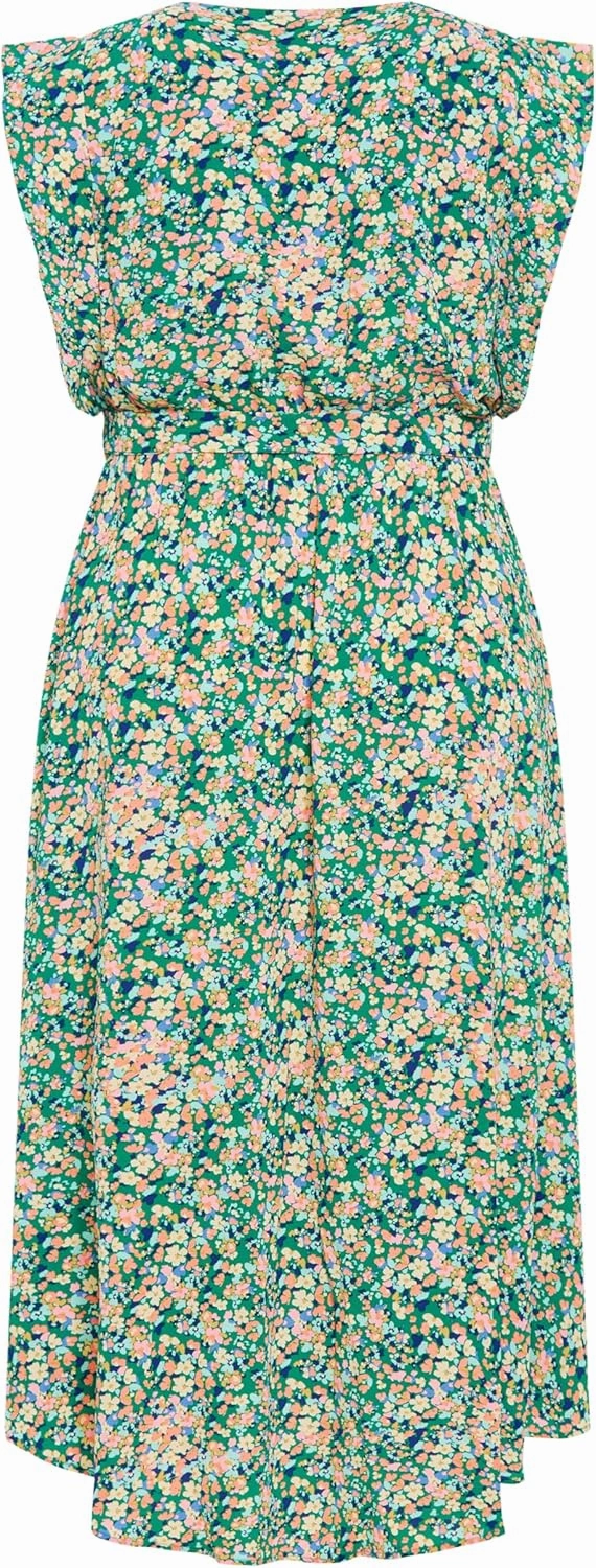 City Chic Women's Plus Size Ditsy Wrap Dress