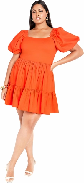 City Chic Women's Plus Size Poppie Dress