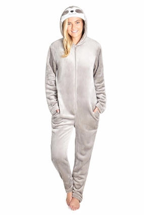 CityComfort Onesies for Women Soft Comfy Fleece Pyjamas Nightwear for Women Fluffy Fleece Onesie Lounge Wear Sizes S-XL