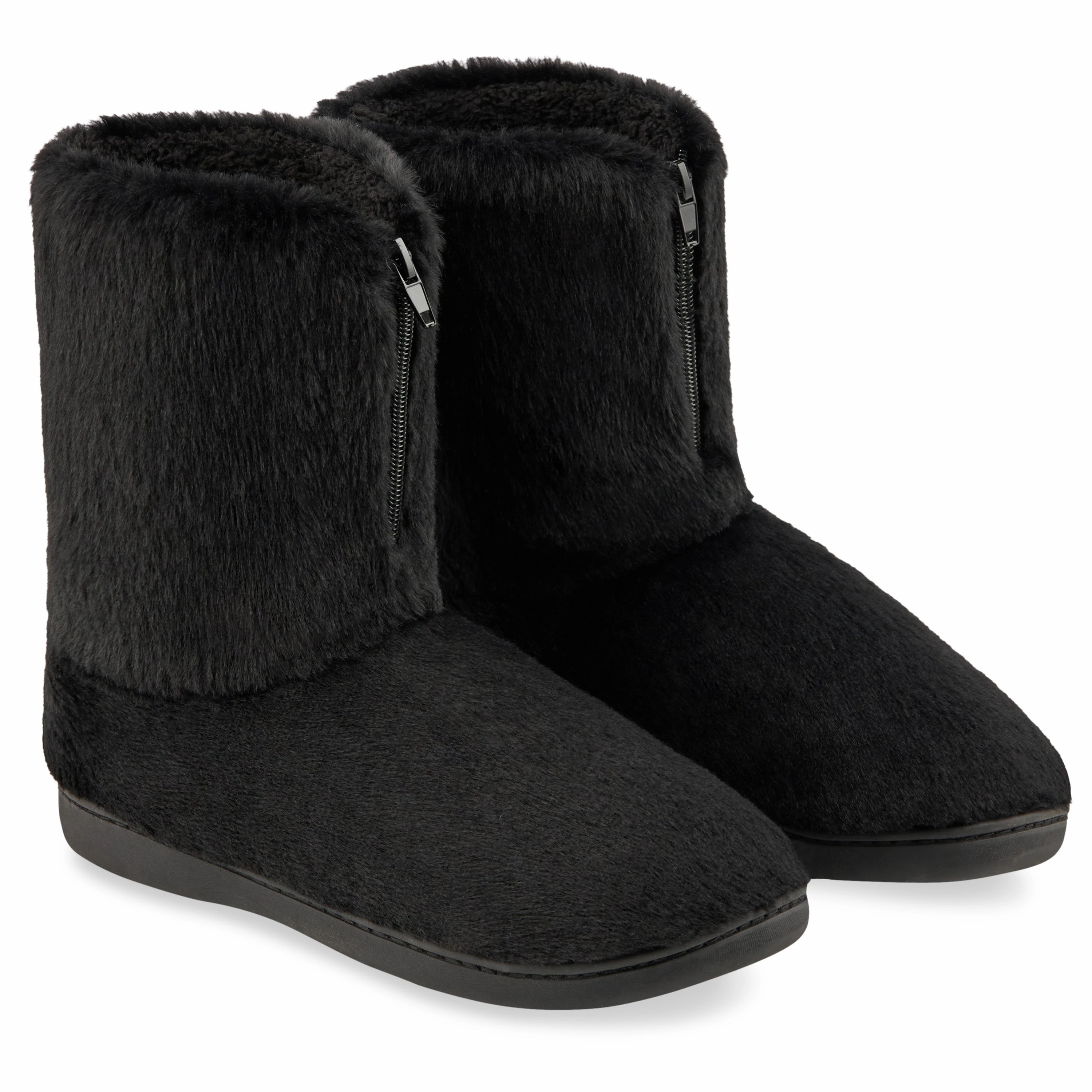 CityComfort Womens Slippers - Fluffy Boot Slippers