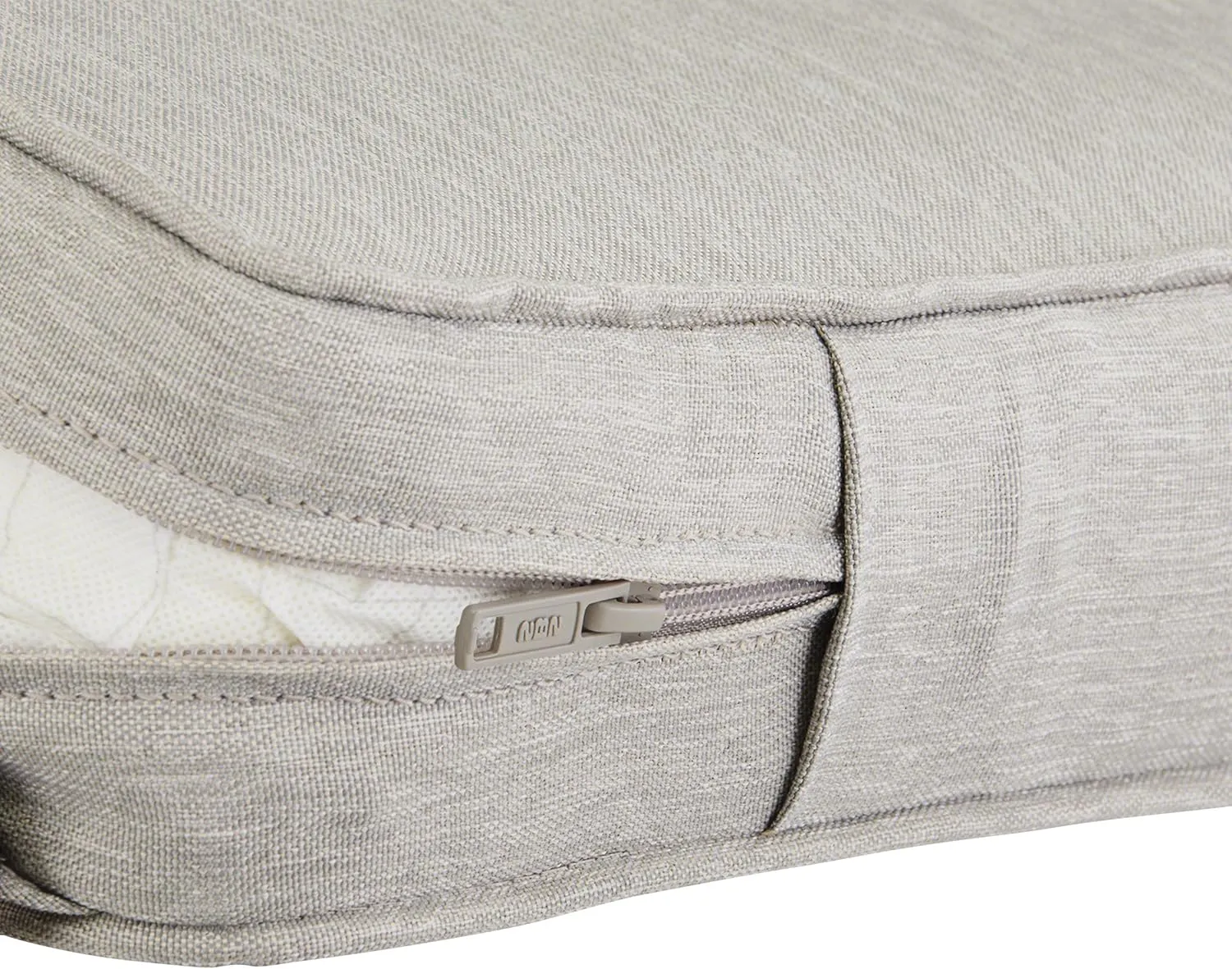 Classic Accessories 62-016-HGREY-EC Contoured Bench Cushion Combo, 41"W x 18"D x 3"Thick, Heather Grey