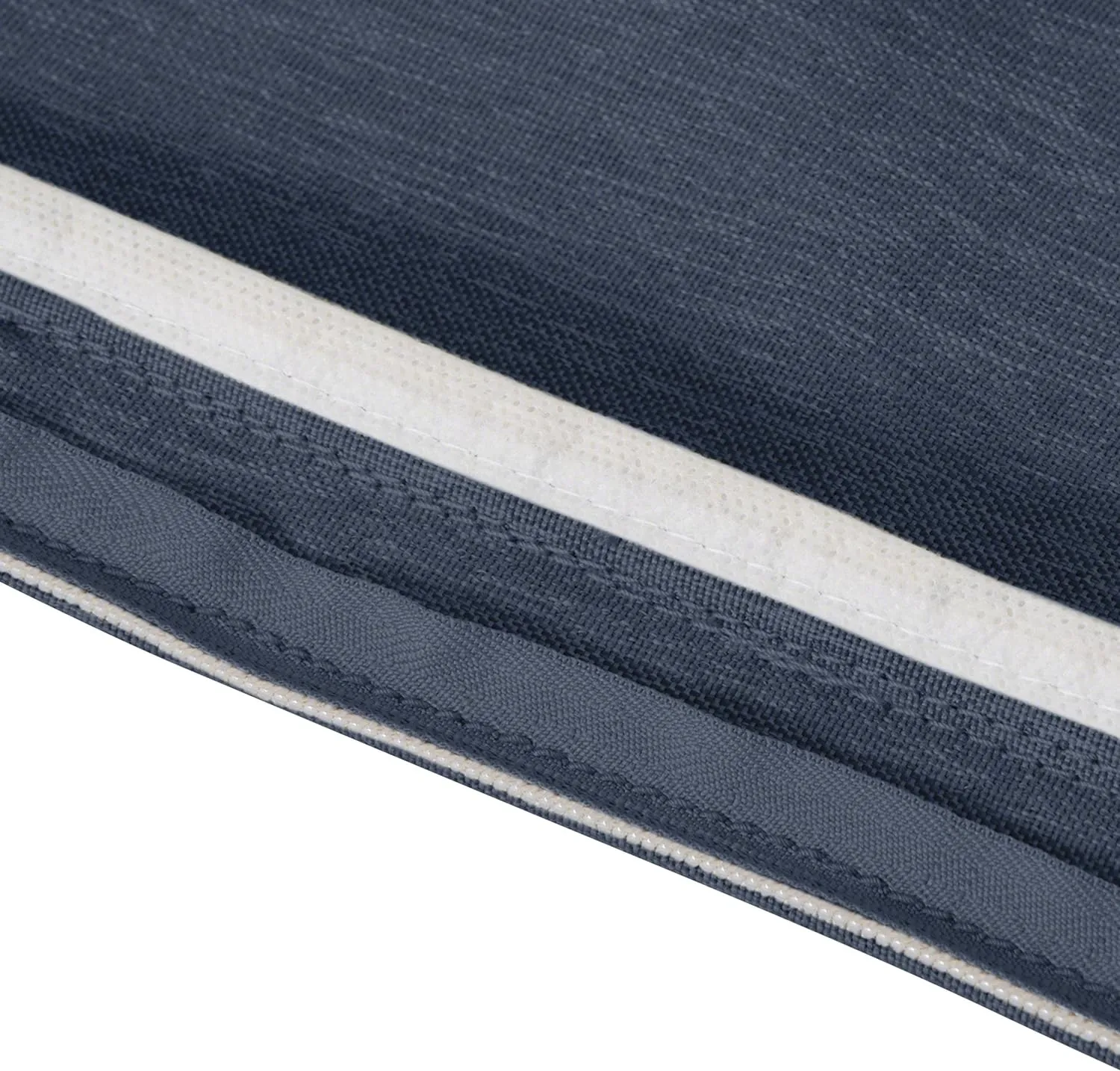 Classic Accessories 62-016-INDIGO-EC Contoured Bench Cushion Indgo, 41"W x 18"D x 3"Thick, Heather Indigo