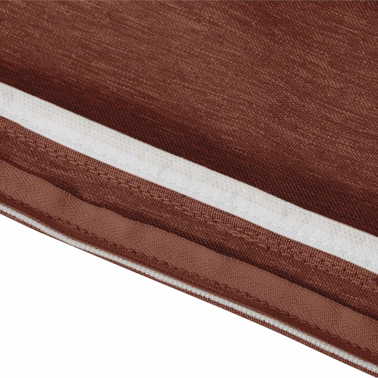 Classic Accessories 62-016-HHENNA-EC Contoured Bench Cushion, 41"W x 18"D x 3"Thick, Heather Henna