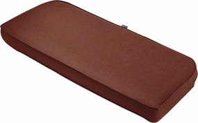 Classic Accessories 62-016-HHENNA-EC Contoured Bench Cushion, 41"W x 18"D x 3"Thick, Heather Henna