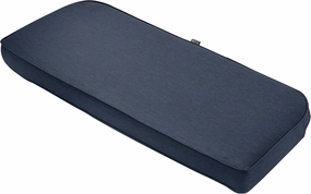 Classic Accessories 62-016-INDIGO-EC Contoured Bench Cushion Indgo, 41"W x 18"D x 3"Thick, Heather Indigo