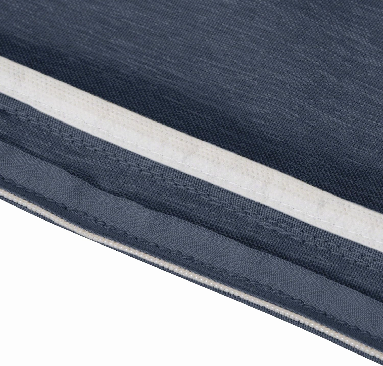 Classic Accessories 62-016-INDIGO-EC Contoured Bench Cushion Indgo, 41"W x 18"D x 3"Thick, Heather Indigo