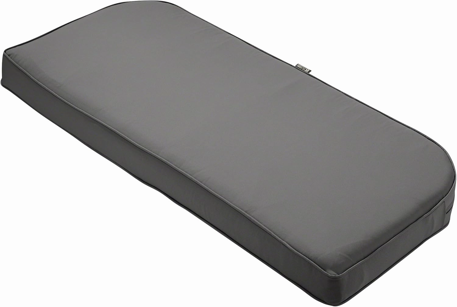 Classic Accessories 62-016-LCHARC-EC Contoured Bench Cushion Combo, 41"W x 18"D x 3"Thick, Light Charcoal