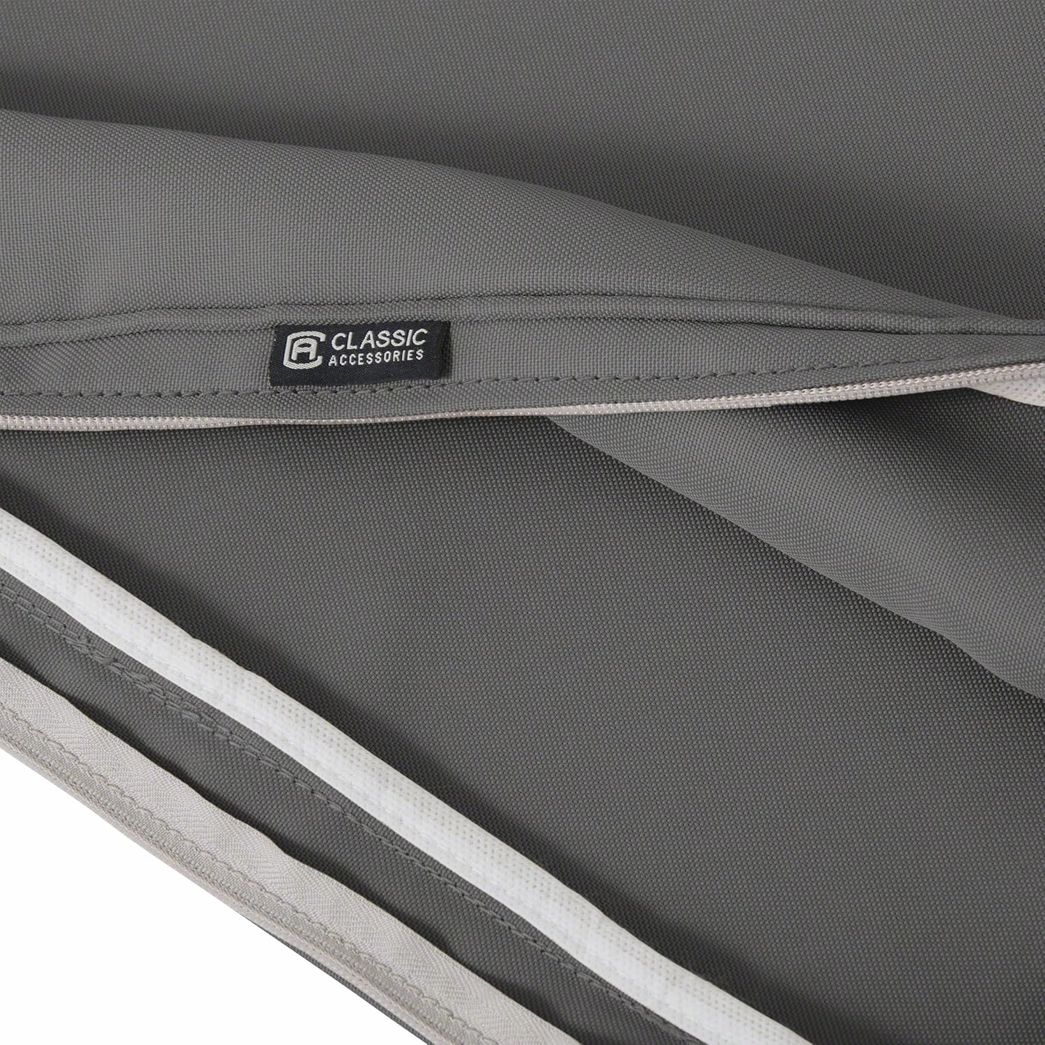 Classic Accessories 62-016-LCHARC-EC Contoured Bench Cushion Combo, 41"W x 18"D x 3"Thick, Light Charcoal