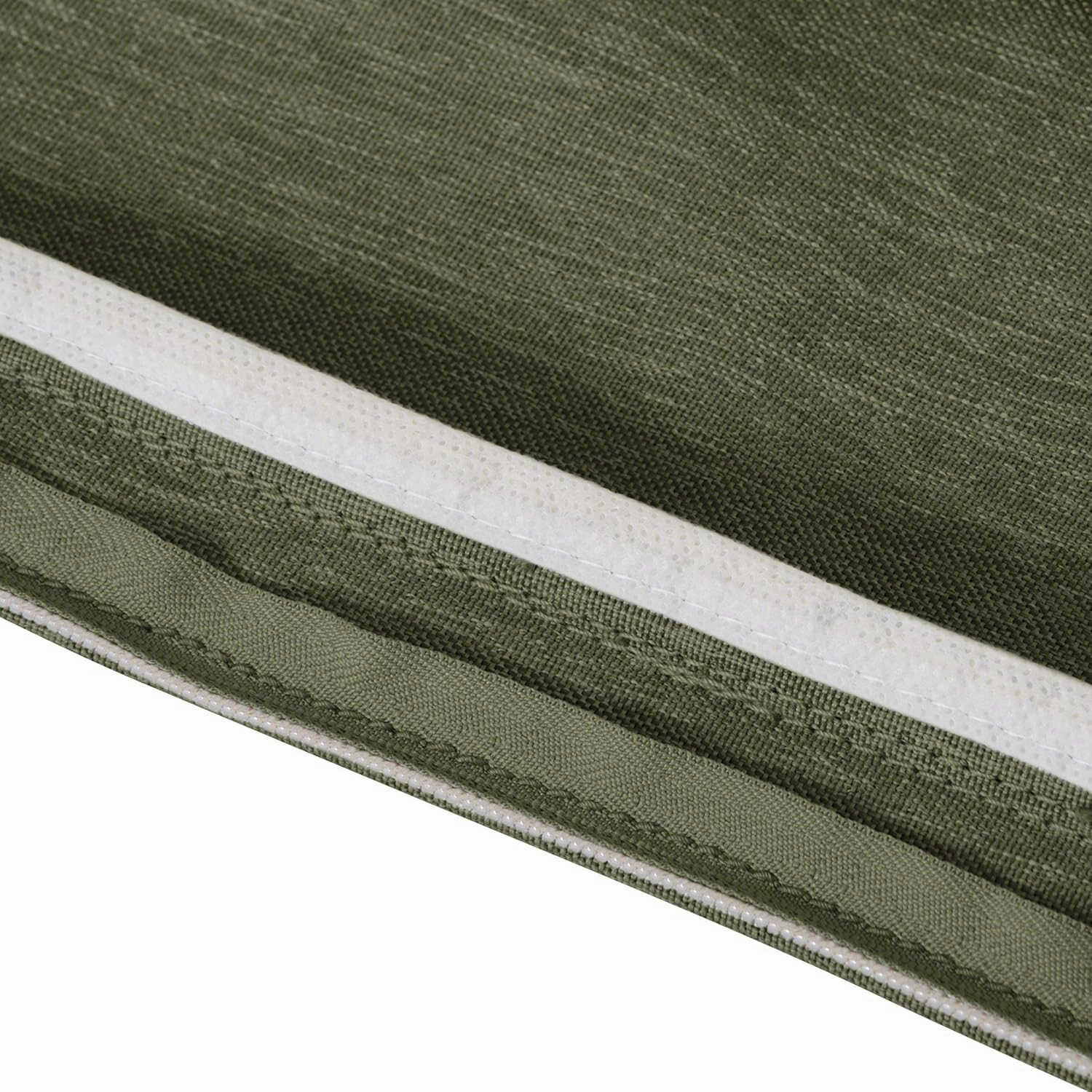 Classic Accessories Montlake FadeSafe Water-Resistant 41 x 18 x 3 Inch Outdoor Bench/Settee Contoured Back Cushion, Patio Furniture Swing Cushion, Heather Fern Green, Patio Loveseat Cushion