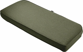 Classic Accessories Montlake FadeSafe Water-Resistant 41 x 18 x 3 Inch Outdoor Bench/Settee Contoured Back Cushion, Patio Furniture Swing Cushion, Heather Fern Green, Patio Loveseat Cushion