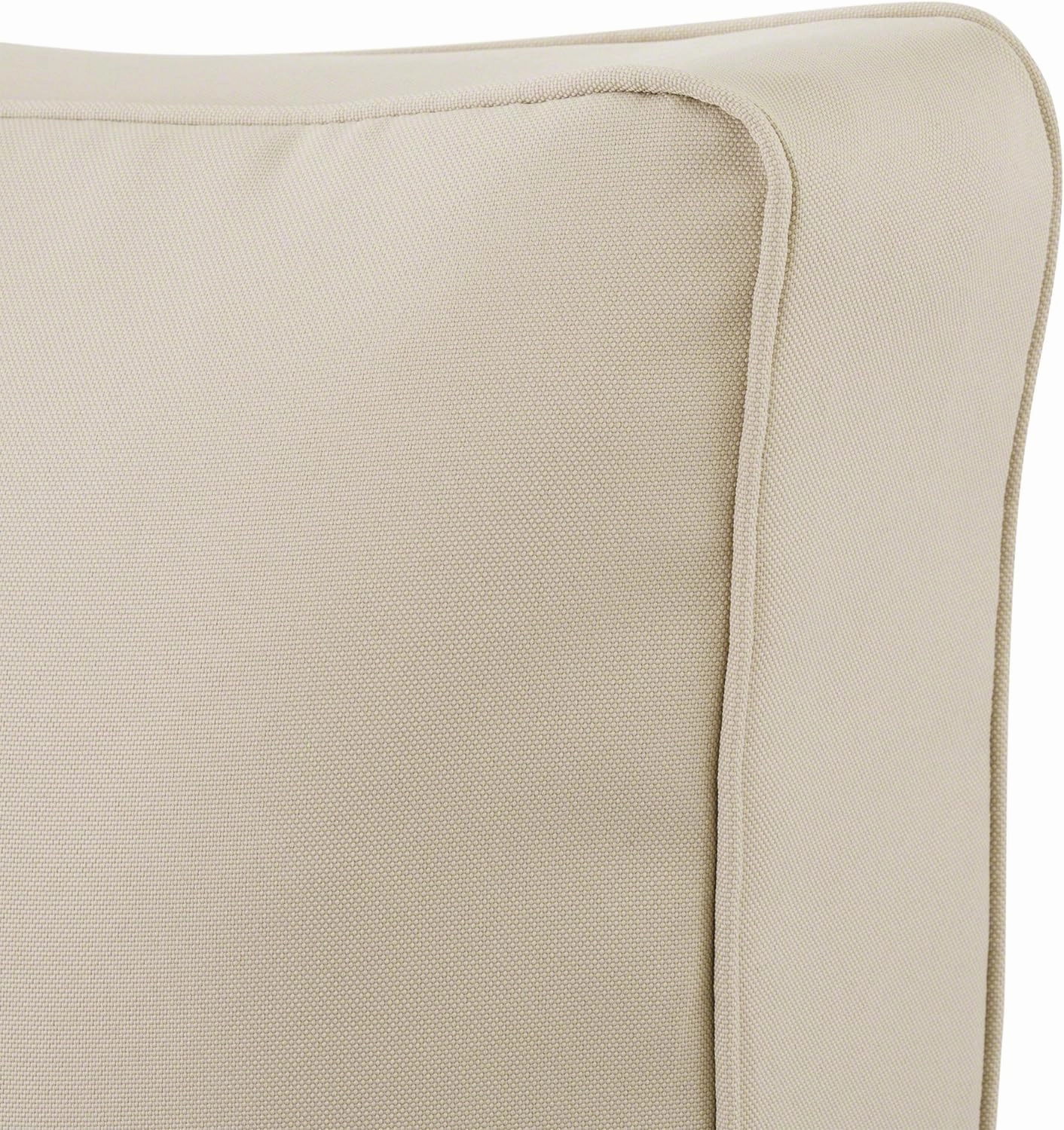 Classic Accessories Montlake Water-Resistant 48 x 18 x 3 Inch Outdoor Bench/Settee Cushion Slip Cover, Patio Furniture Swing Cushion Cover, Antique Beige, Patio Furniture Cushion Covers