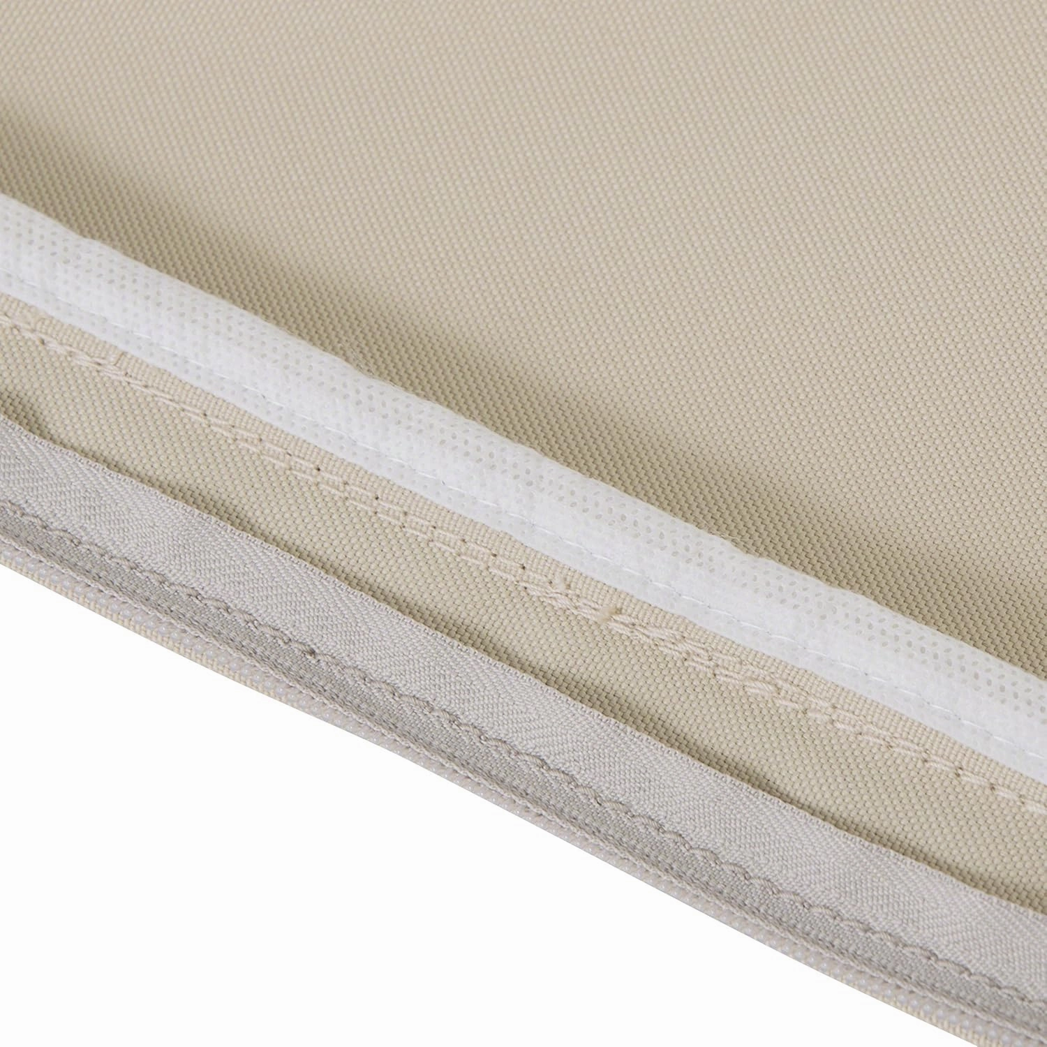 Classic Accessories Montlake Water-Resistant 48 x 18 x 3 Inch Outdoor Bench/Settee Cushion Slip Cover, Patio Furniture Swing Cushion Cover, Antique Beige, Patio Furniture Cushion Covers