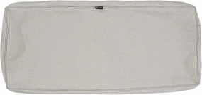 Classic Accessories Montlake Water-Resistant 54 x 18 x 3 Inch Outdoor Bench/Settee Cushion Slip Cover, Patio Furniture Swing Cushion Cover, Heather Grey, Patio Furniture Cushion Covers