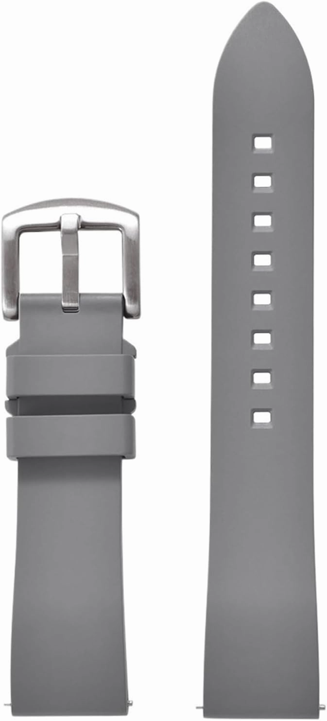 Classic Watch Bands 18 19 20 21 22mm Rubber Watch Strap Quick Release For Traditional Diving Watches