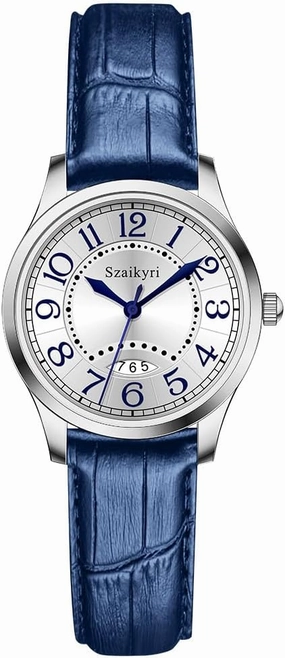Classic Watch for Women with Easy Read Time Arabic Numerals Ladies Watch with Calendar Water Resistant