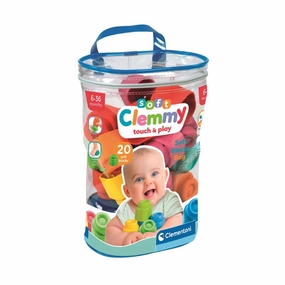 Clementoni - Soft Clemmy - Soft Blocks -  20pcs