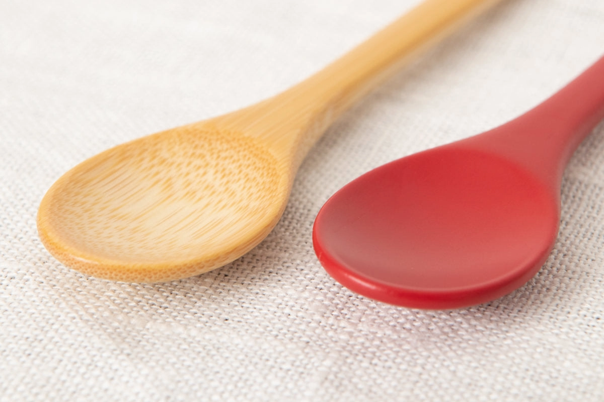 Coffee spoon [ Natural, Red ] / Mōsō bamboo / Ōita-JPN 211123