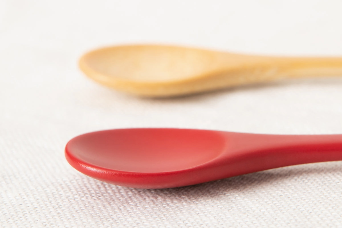 Coffee spoon [ Natural, Red ] / Mōsō bamboo / Ōita-JPN 211123