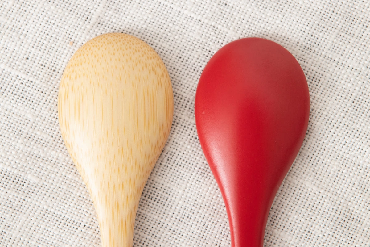 Coffee spoon [ Natural, Red ] / Mōsō bamboo / Ōita-JPN 211123
