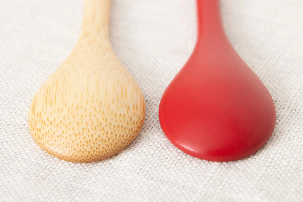 Coffee spoon [ Natural, Red ] / Mōsō bamboo / Ōita-JPN 211123