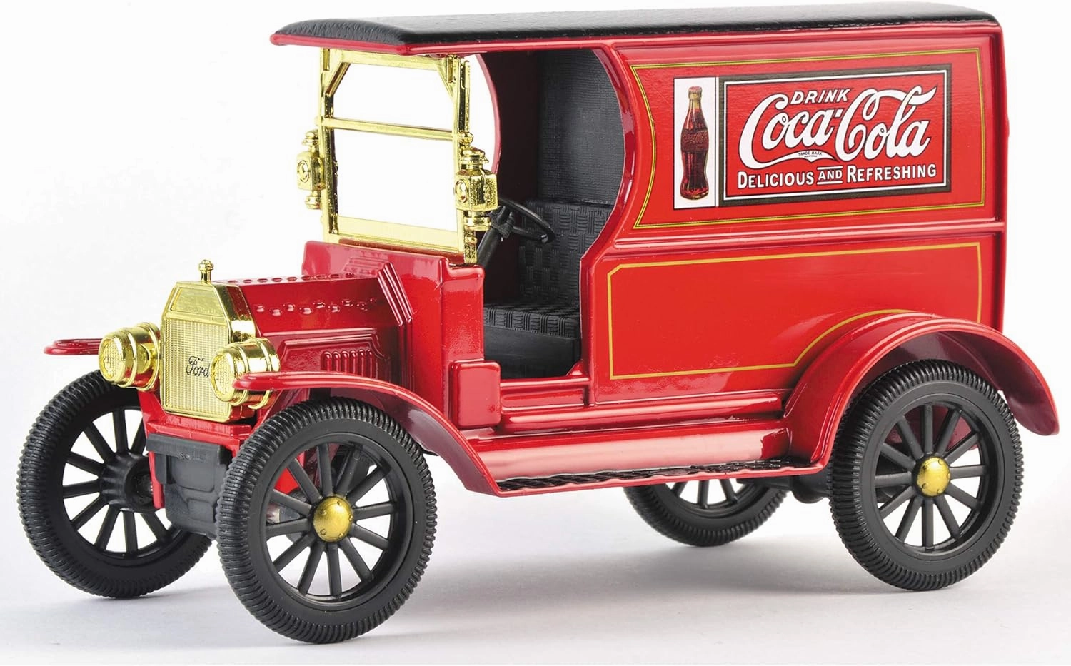 Collections Etc Coke 1917 Model 5 Cargo Van Diecast Model Car