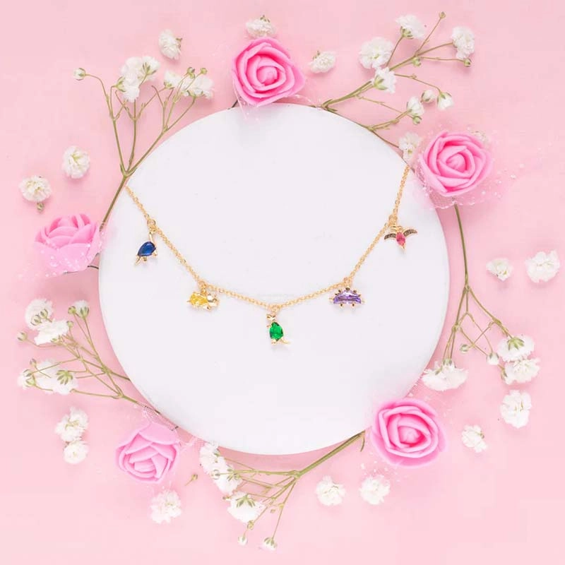Colourful Pendant Necklace