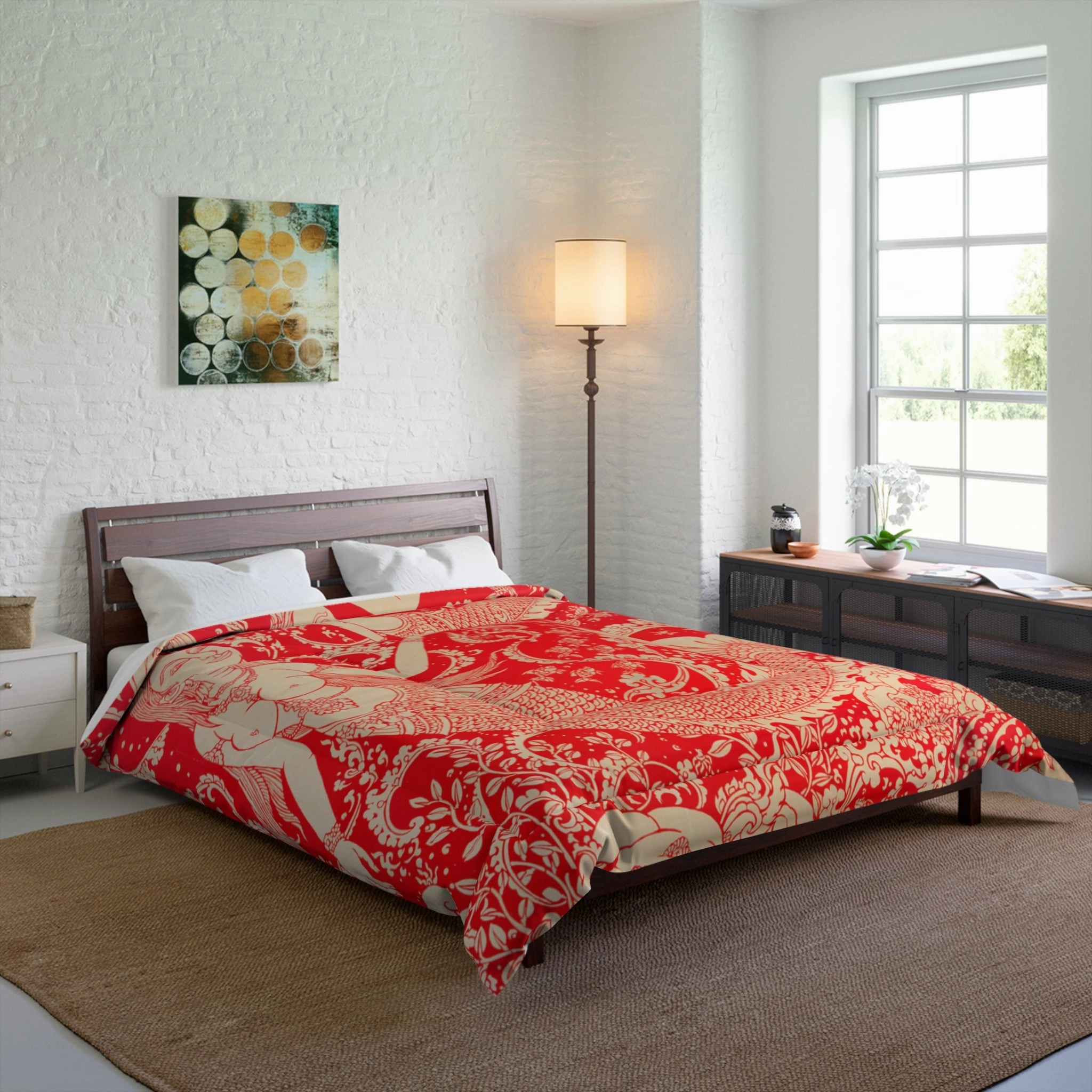 Comforter Has Matching Sets Sold Separate Whole Set Inc. Shipping Under 268$. Rugs and Curtains Coming Soon. Adult-Children Accessories