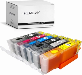 Compatible Refillable Ink Cartridge Replacement for Canon PGI-250 CLI-251 PGI-250XL CLI-251XL,Works with Pixma MG7520 MG7120 IP8720 MG6320 Printer- PGBK BK C M Y GY 6 Colors