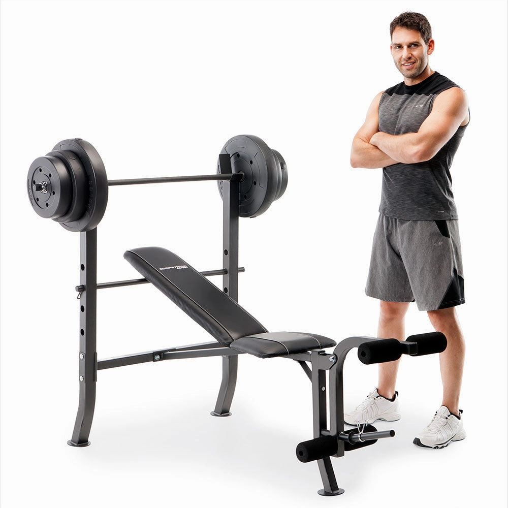 Competitor Pro Standard Bench   100lb Weight Plate Set | CB-5573 - Retired