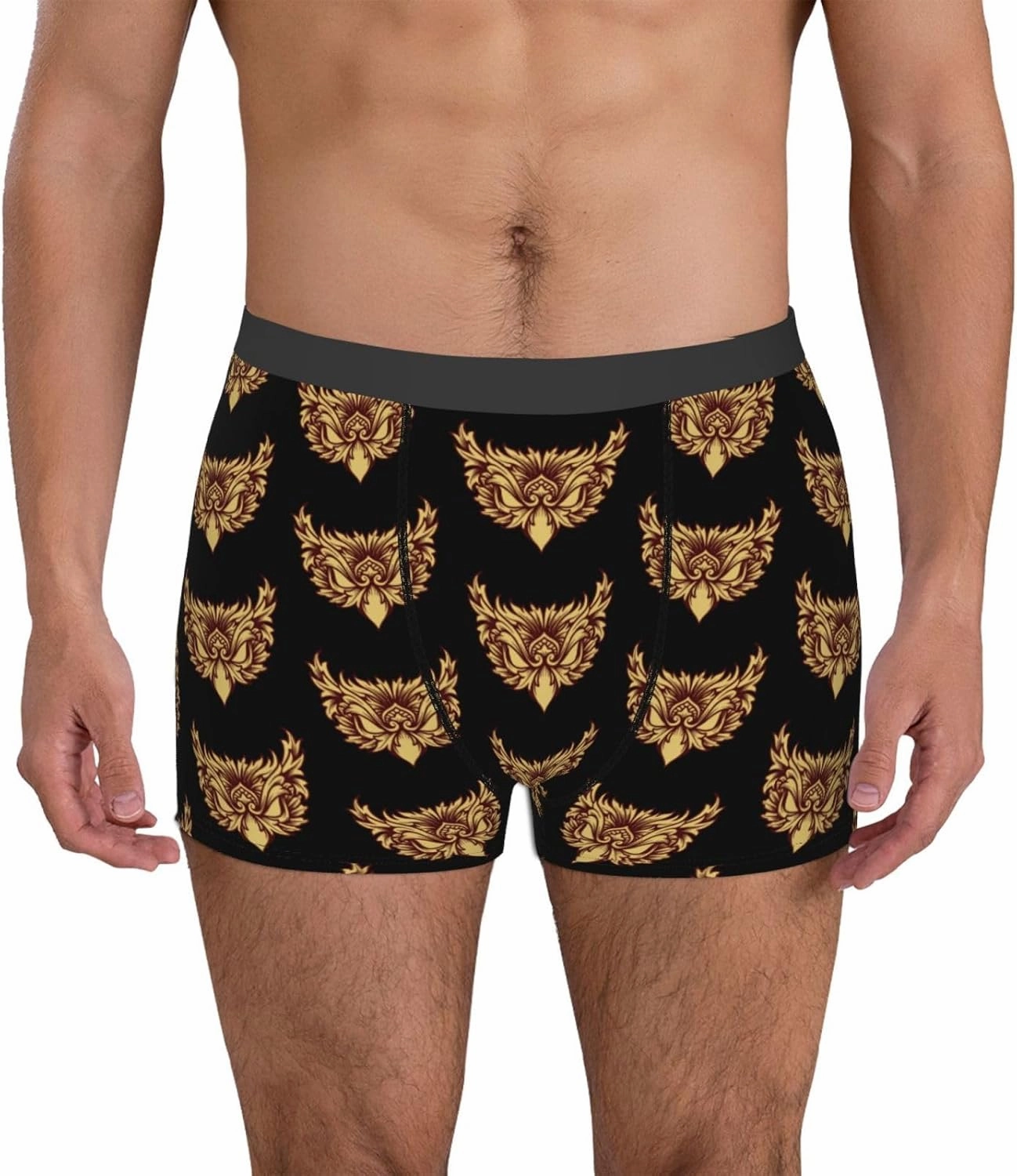 Cool Eagle Eye Mens Underwear Boxer Briefs Soft Elastic Breathable Boxers for Men