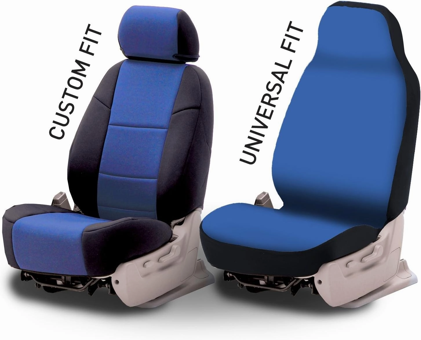 Coverking Custom Fit Center 40/20/40 Split Bench Seat Cover for Select Toyota Sienna Models - Polycotton Drill (Light Gray)