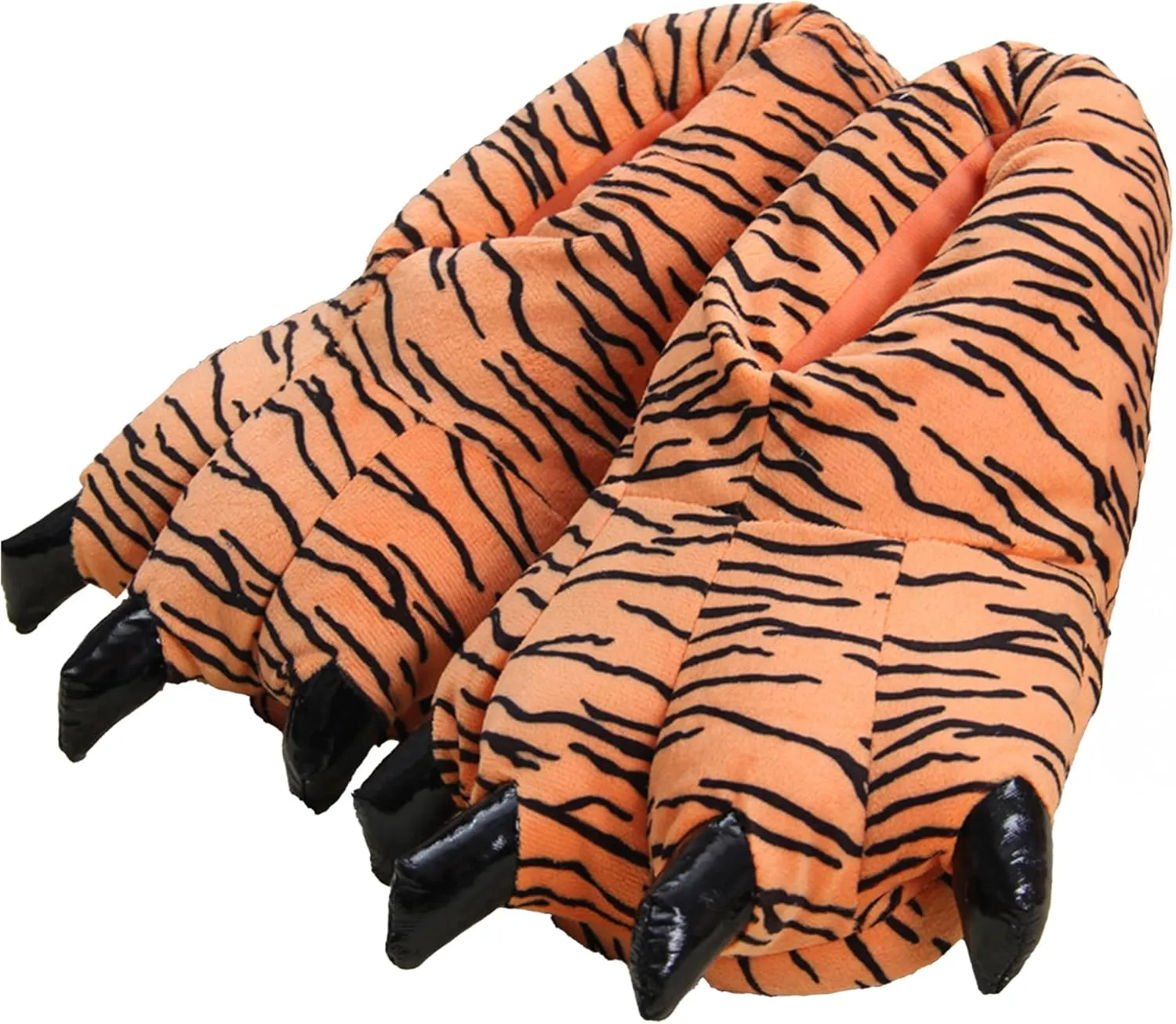 Cozy Dinosaur Claw Plush Slippers – Warm Winter Animal Paw Slippers for Men, Women & Kids – Indoor Furry House Shoes