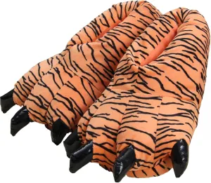 Cozy Dinosaur Claw Plush Slippers – Warm Winter Animal Paw Slippers for Men, Women & Kids – Indoor Furry House Shoes