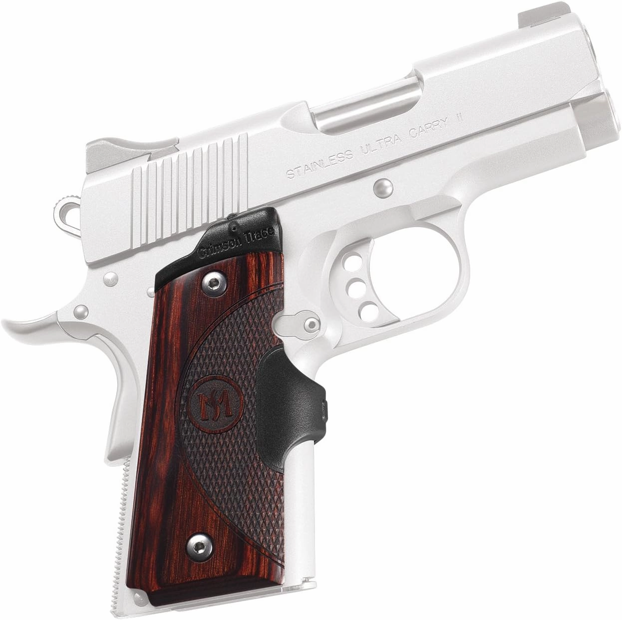 Crimson Trace LG-902 Rosewood Maser Series Laser Sights with Instinctive Activation for 1911 Compact Pistols, Defensive Shooting and Competition