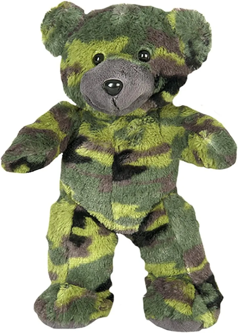 Cuddly Soft 8 inch Stuffed Camo Teddy Bear - We Stuff 'em...You Love 'em!