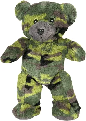 Cuddly Soft 8 inch Stuffed Camo Teddy Bear - We Stuff 'em...You Love 'em!