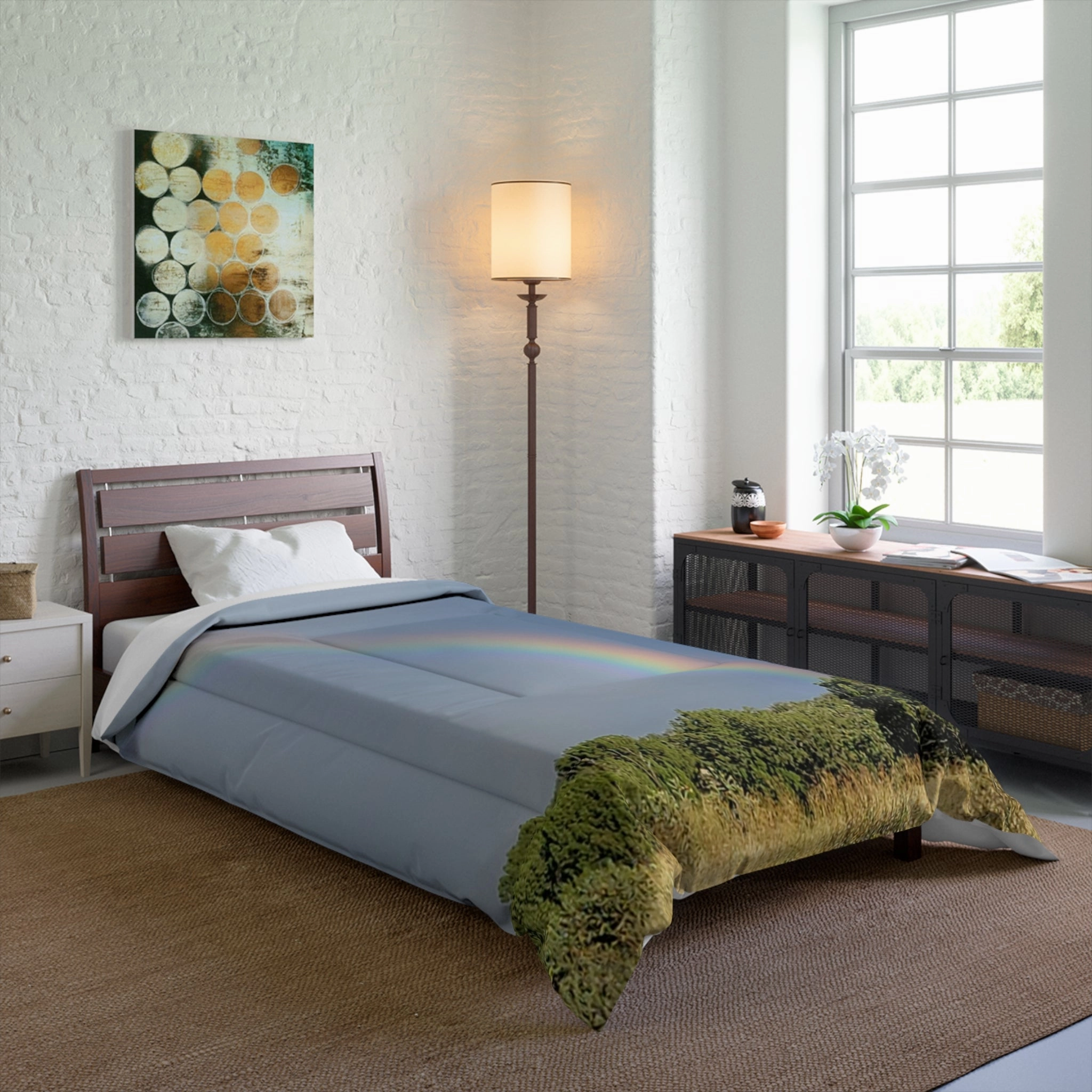 Custom Comforter Available in Four Sizes From The Rainbow Series at Intriguing Vistas