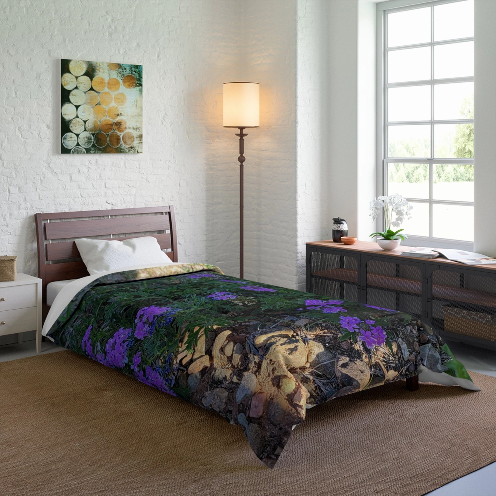 Custom Comforter Available in Four Sizes From The Scenery Series at Intriguing Vistas
