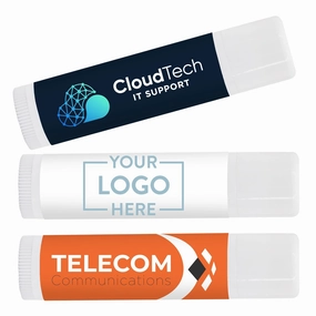 Custom Lip Balm, Personalized Lip Balm - 24 Quantity - $1.23 Each - Custom Lip Balm Labels Promotional Product/Bulk with Your Logo/Customized (Set of 24)