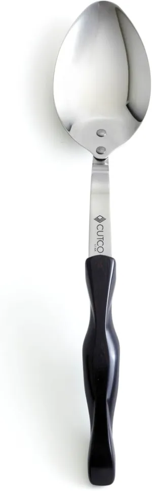 CUTCO Model 1719 5-pc Kitchen Tool Set Includes #1716 Slotted Turner, #1712 Basting Spoon, #1713 Slotted Spoon, #1715 Ladle and #1714 Mix-Stir with black "classic" handles